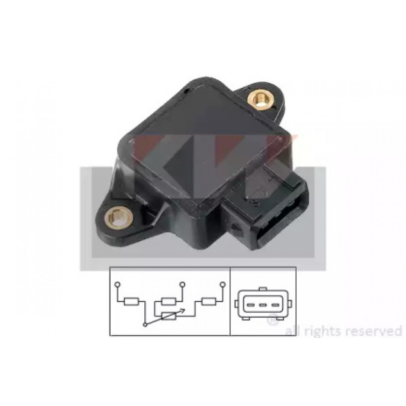 495 002 KW Датчик положення дросельної заслонки (аналог EPS 1.995.002/Facet 10.5002 ) — фото товара