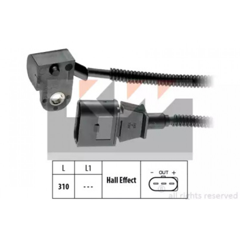 453 456 KW Датчик  р/вала,  к/вала (аналог EPS 1.953.456/Facet 9.0456 ) — фото товара