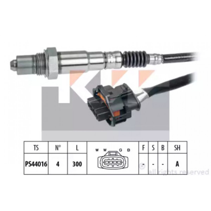 498 267 KW Лямбда-зонд (аналог EPS 1.998.267/Facet 10.8267 ) — фото товара