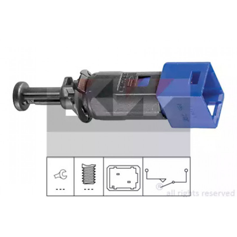 510 195 KW Датчик педалі гальм/зчеплення (аналог EPS 1.810.195/Facet 7.1195 ) — фото товара