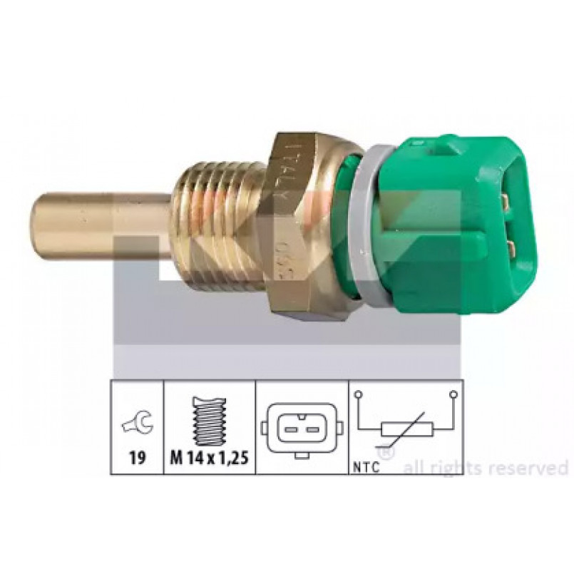530 204 KW Датчик температури охолодж. рідини/масла/топлива (аналог EPS 1.830.204/Facet 7.3204 ) — фото товара