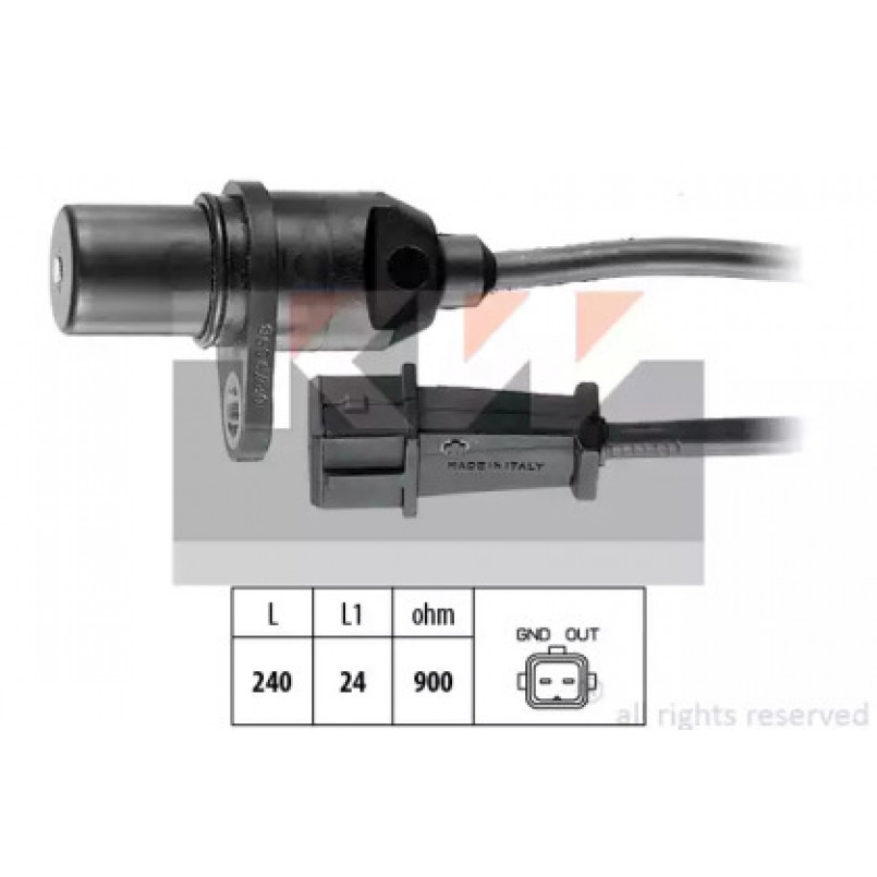 453 279 KW Датчик  р/вала,  к/вала (аналог EPS 1.953.279/Facet 9.0279 ) — фото товара