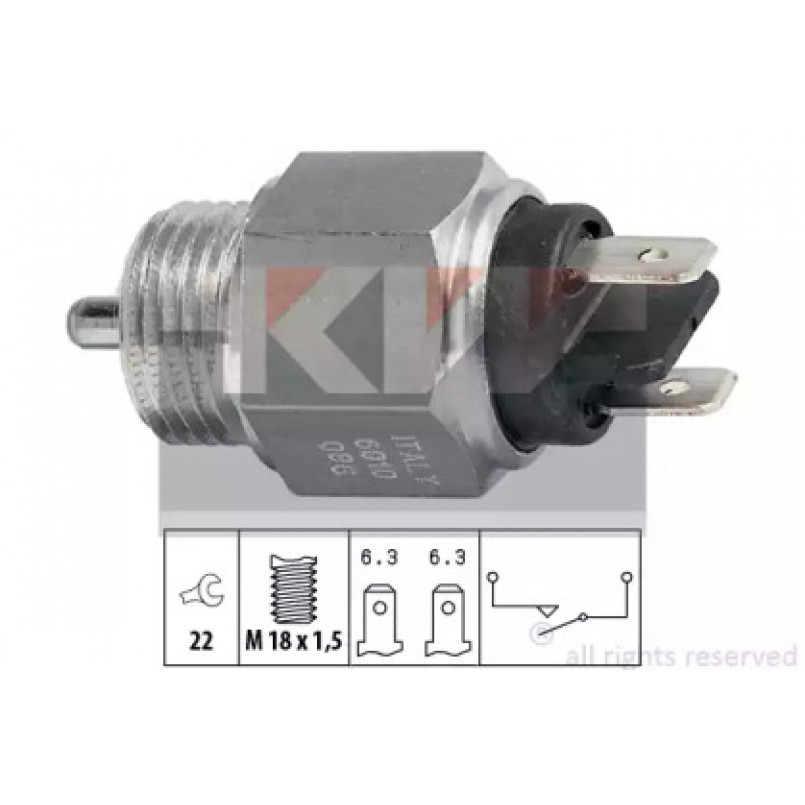 560 010 KW Датчик заднього ходу (аналог EPS 1.860.010/Facet 7.6010 ) — фото товара