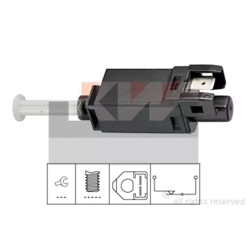 510 056 KW Датчик педалі гальм/зчеплення (аналог EPS 1.810.056/Facet 7.1056 ) — фото товара