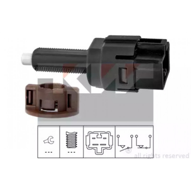 510 261 KW Датчик педалі гальм/зчеплення (аналог EPS 1.810.261/Facet 7.1261 ) — фото товара