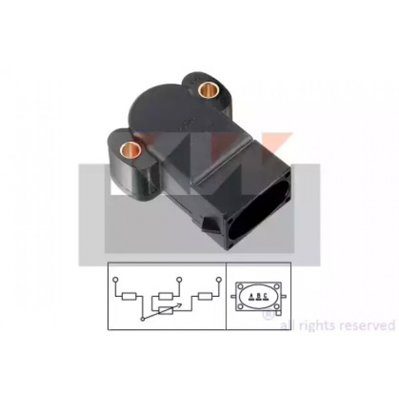 495 064 KW Датчик положення дросельної заслонки (аналог EPS 1.995.064/Facet 10.5064 ) — фото товара