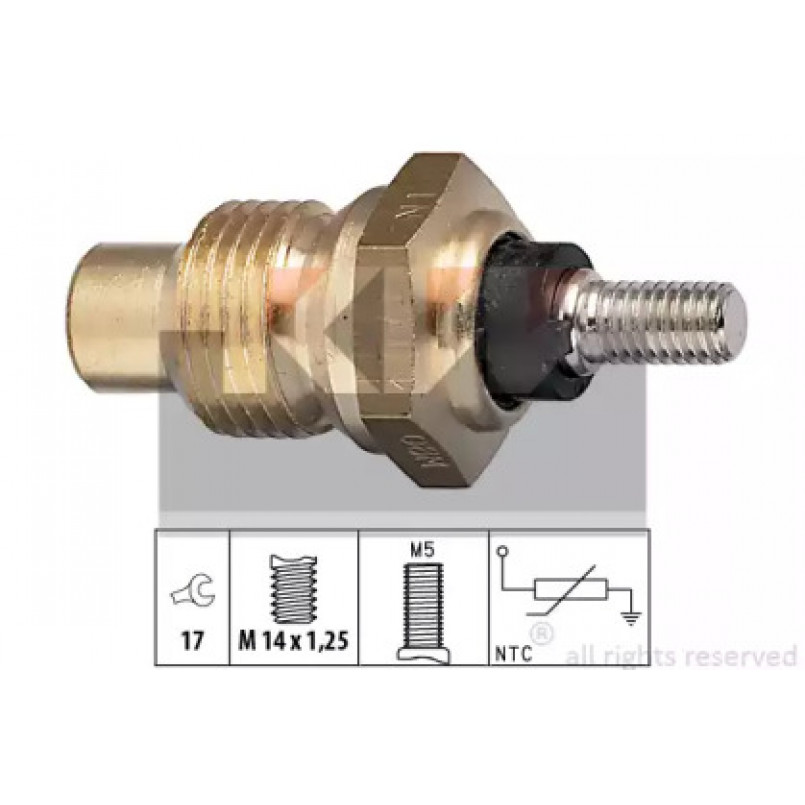 530 003 KW Датчик температури охолодж. рідини/масла/топлива (аналог EPS 1.830.003/Facet 7.3003 ) — фото товара