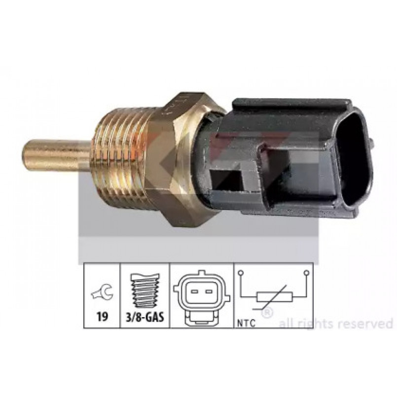 530 230 KW Датчик температури охолодж. рідини/масла/топлива (аналог EPS 1.830.230/Facet 7.3230 ) — фото товара