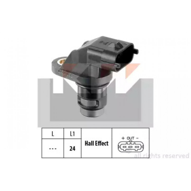 453 438 KW Датчик  р/вала,  к/вала (аналог EPS 1.953.438/Facet 9.0438 ) — фото товара