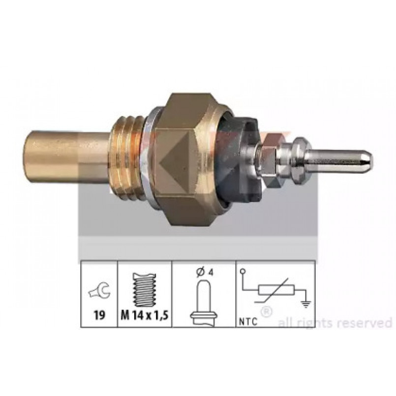 530 131 KW Датчик температури охолодж. рідини/масла/топлива (аналог EPS 1.830.131/Facet 7.3131 ) — фото товара