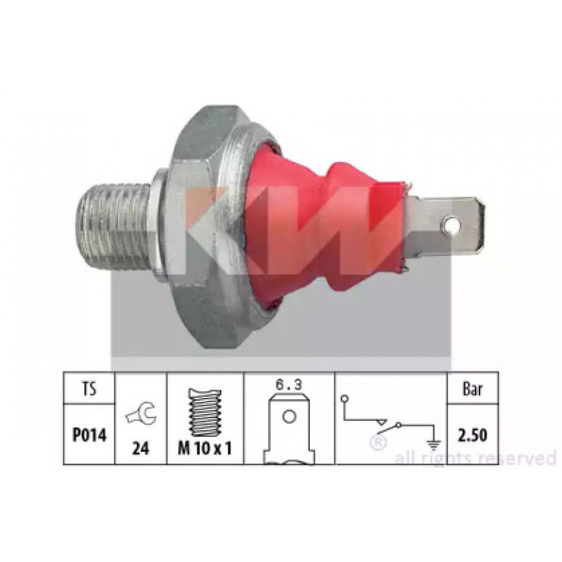 500 111 KW Датчик тиску масла (аналог EPS 1.800.111/Facet 7.0111 ) — фото товара