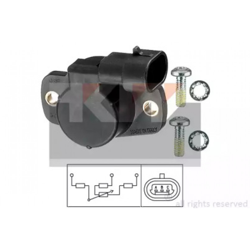 495 001 KW Датчик положення дросельної заслонки (аналог EPS 1.995.001/Facet 10.5001 ) — фото товара