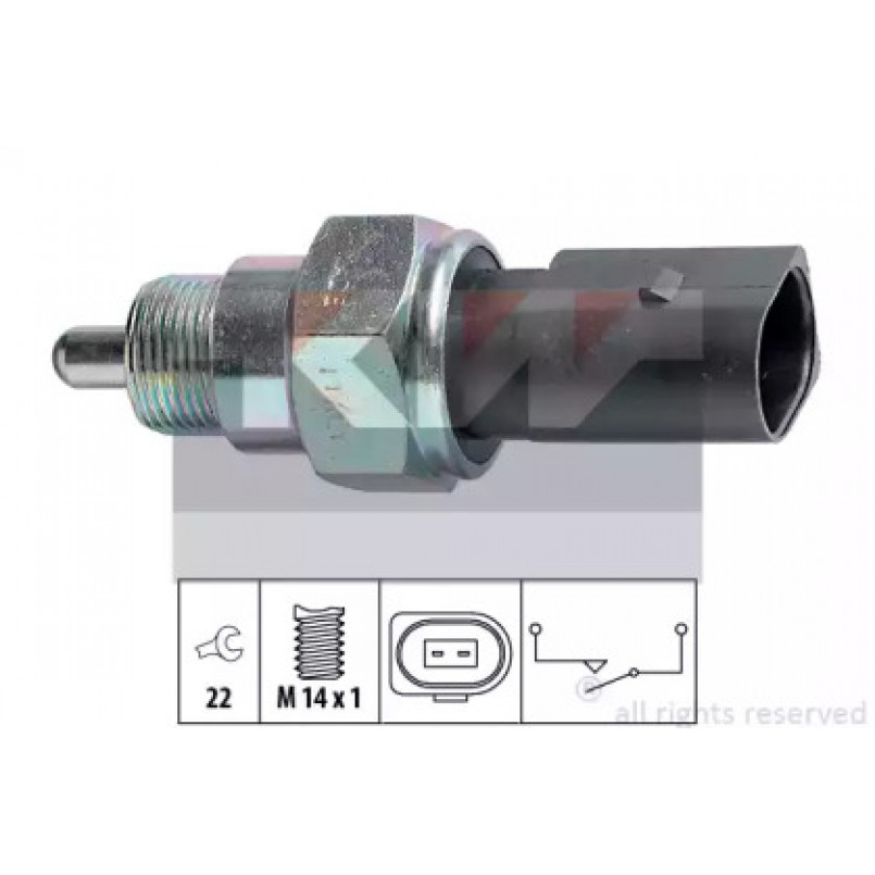 560 238 KW Датчик заднього ходу (аналог EPS 1.860.238/Facet 7.6238 ) — фото товара