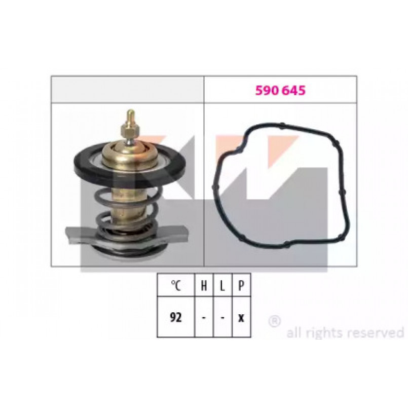 580 847 KW Термостат (аналог EPS 1.880.847/Facet 7.8847 ) — фото товара