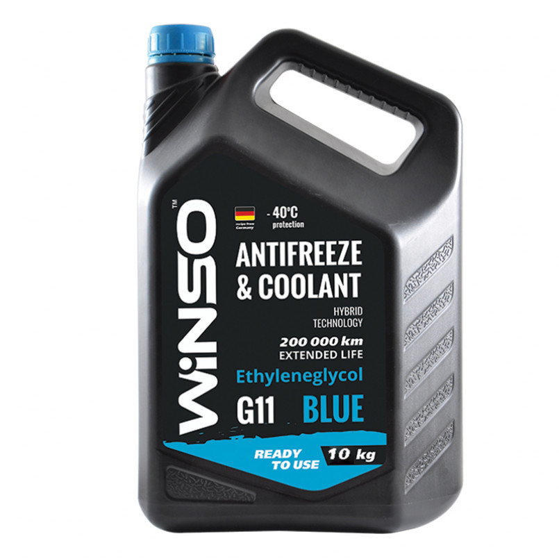 ANTIFREEZE & COOLANT WINSO BLUE G11 Антифриз 10kg (2шт/ящ) — фото товара ANTIFREEZE & COOLANT WINSO BLUE G11 Антифриз 10kg (2шт/ящ) — фото товара