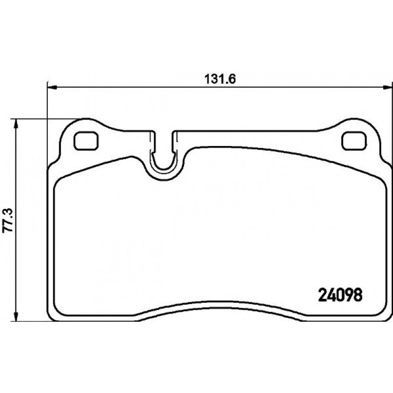 2409801 TEXTAR Гальмівні колодки до дисків — фото товара