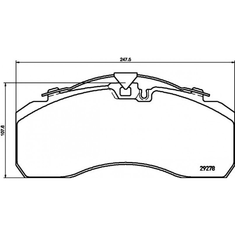 2927801 TEXTAR Гальмівні колодки до дисків — фото товара №2