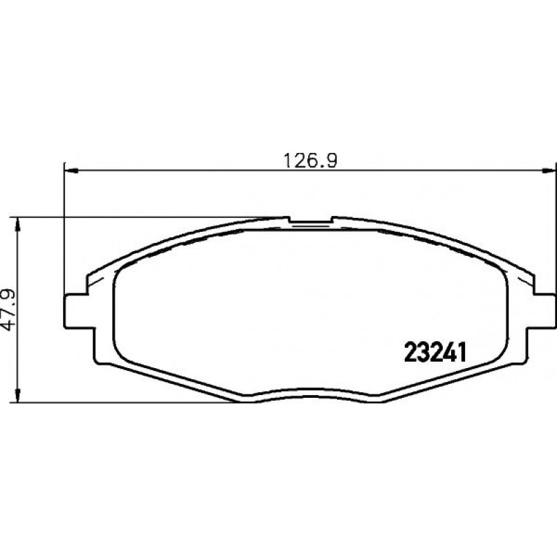 2324102 TEXTAR Гальмівні колодки до дисків — фото товара