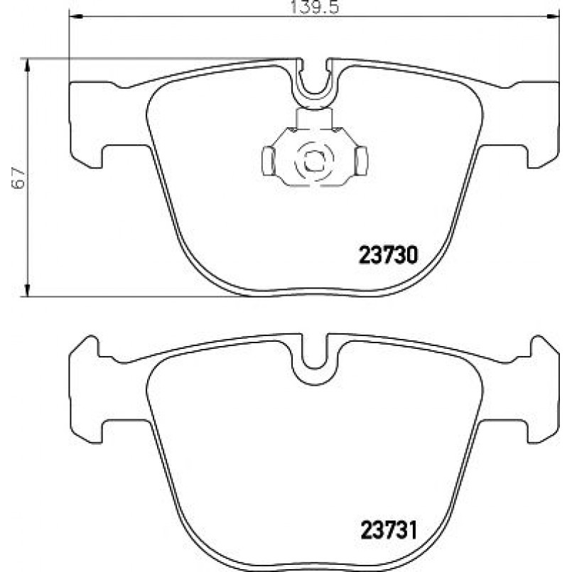 2373001 TEXTAR Гальмівні колодки до дисків — фото товара