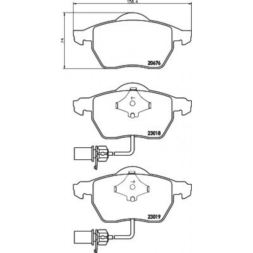 2301802 TEXTAR Гальмівні колодки до дисків — фото товара