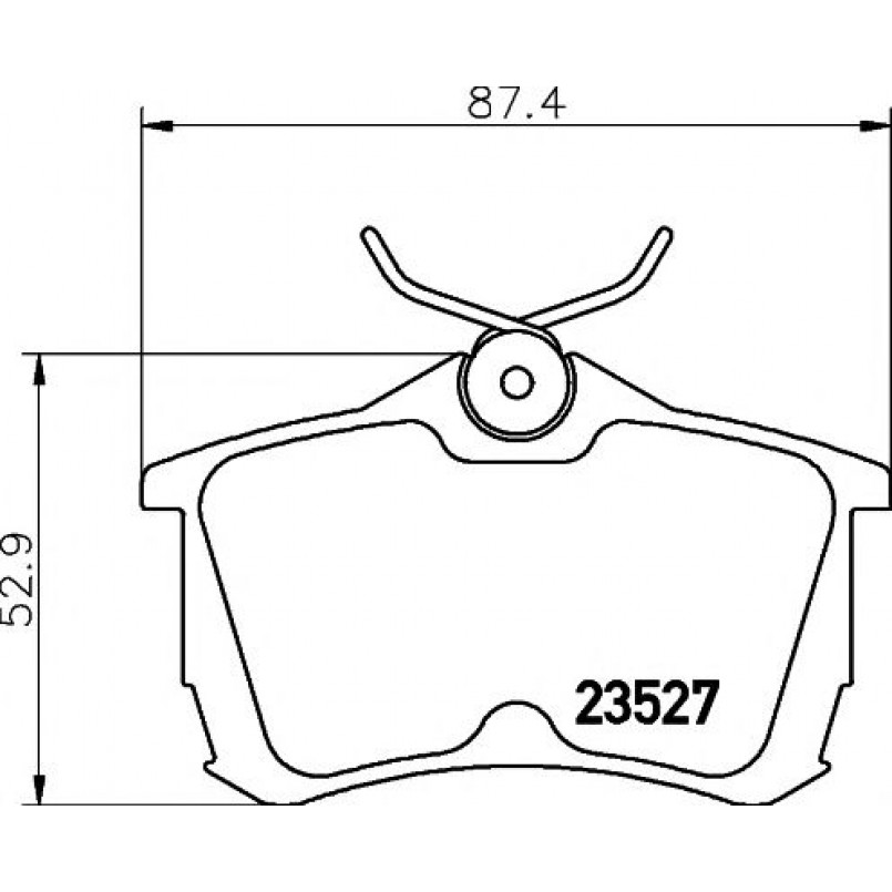 2352701 TEXTAR Гальмівні колодки до дисків — фото товара