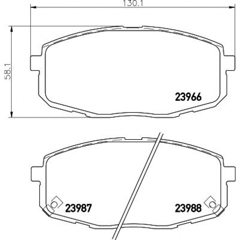 2396601 TEXTAR Гальмівні колодки до дисків — фото товара