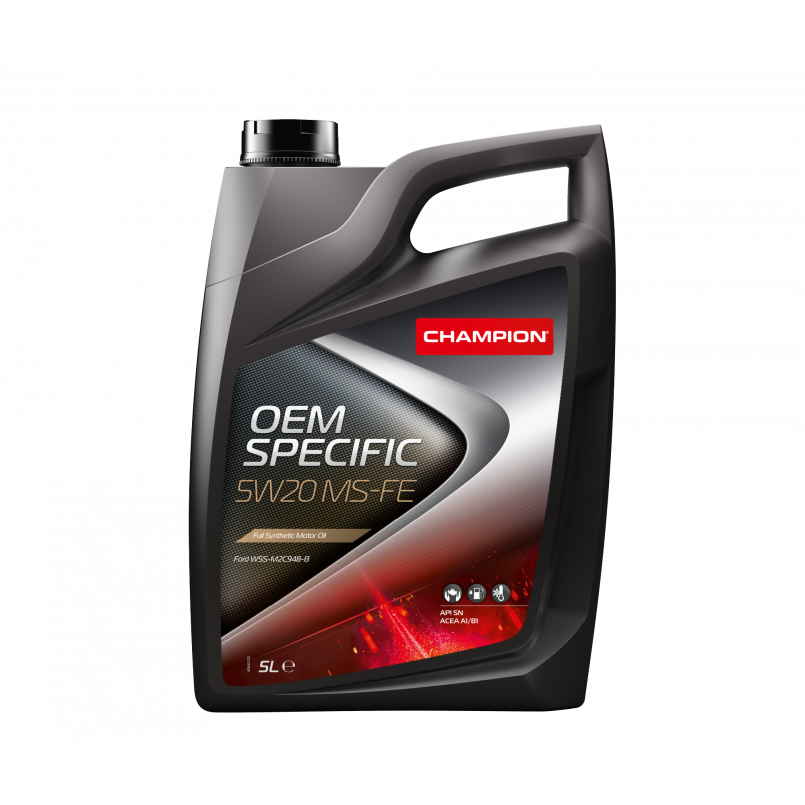 CHAMPION OEM SPECIFIC 5W20 MS-FE 5L(х4) — фото товара CHAMPION OEM SPECIFIC 5W20 MS-FE 5L(х4) — фото товара
