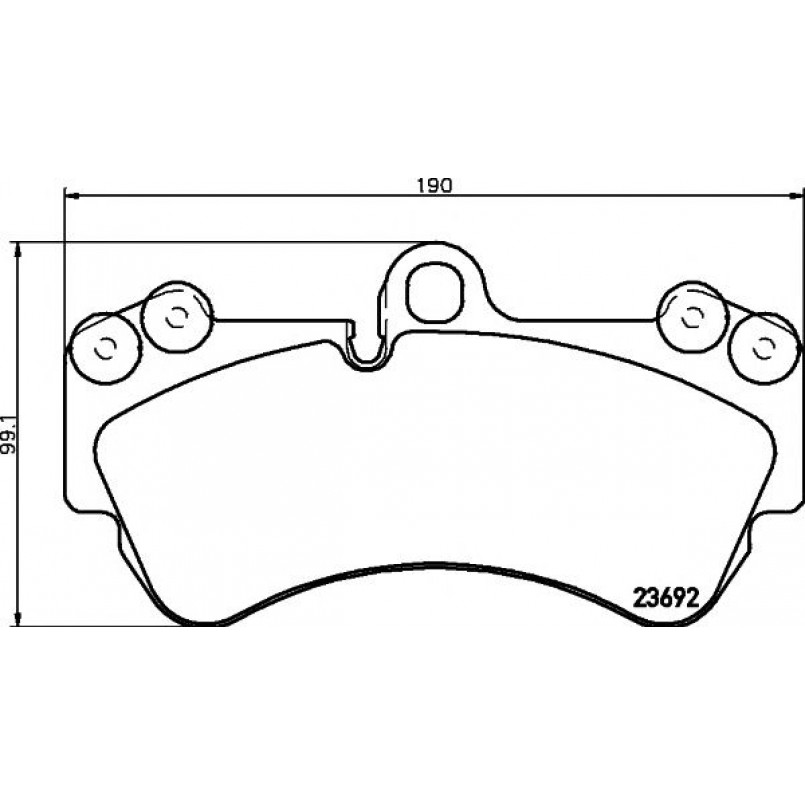2369202 TEXTAR Гальмівні колодки до дисків — фото товара
