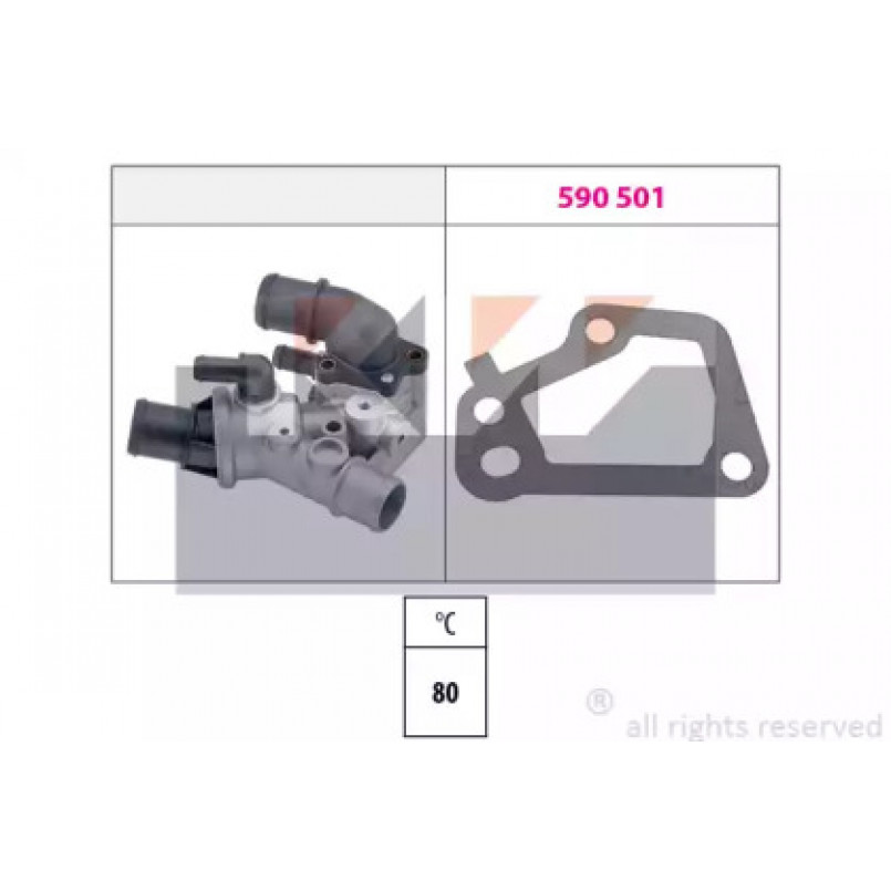580 097 KW Термостат (аналог EPS 1.880.097 /Facet 7.8097 ) — фото товара