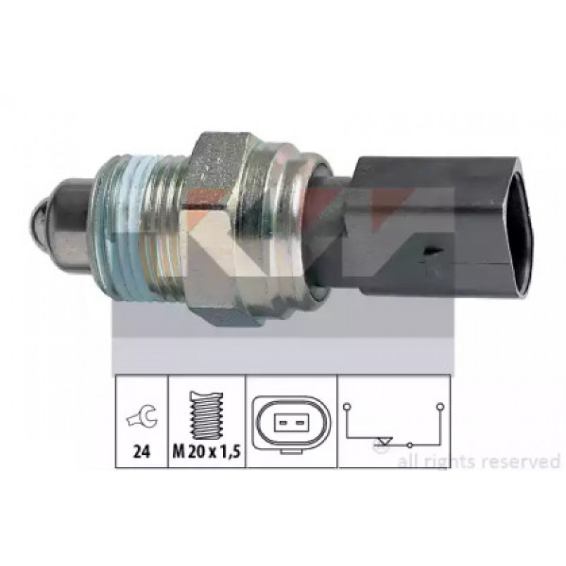 560 205 KW Датчик заднього ходу (аналог EPS 1.860.205 /Facet 7.6205 ) — фото товара