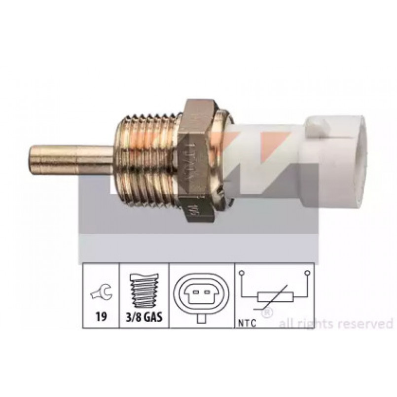 530 335 KW Датчик температури охолодж. рідини/масла/топлива (аналог EPS 1.830.335 /Facet 7.3335 ) — фото товара