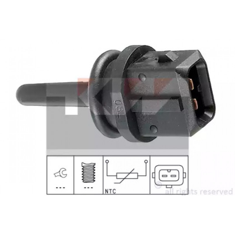 494 003 KW Датчик температури повітря (аналог EPS 1.994.003 /Facet 10.4003 ) — фото товара