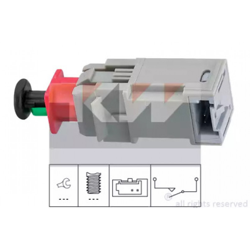 510 207 KW Датчик педалі гальм/зчеплення (аналог EPS 1.810.207 /Facet 7.1207 ) — фото товара