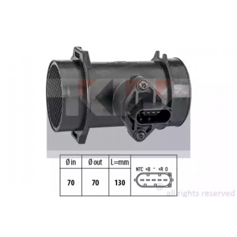 491 442 KW Витратомір повітря  (аналог EPS 1.991.442 /Facet 10.1442 ) — фото товара