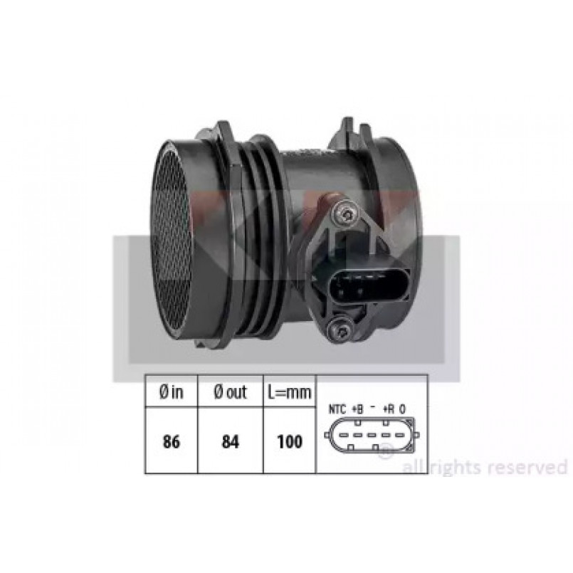 491 064 KW Витратомір повітря  (аналог EPS 1.991.064 /Facet 10.1064 ) — фото товара