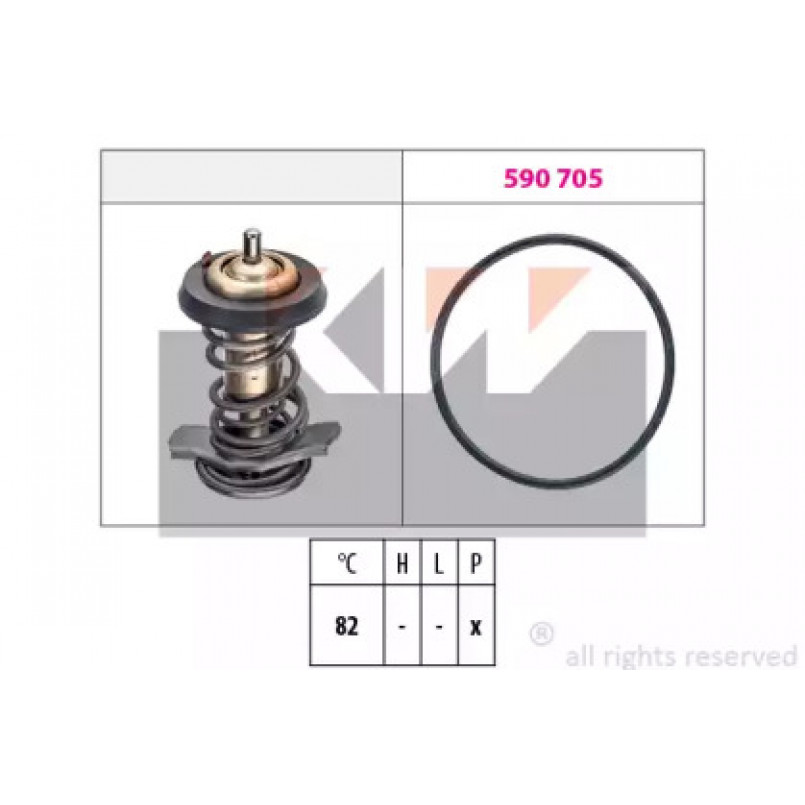 580 842 KW Термостат (аналог EPS 1.880.842 /Facet 7.8842 ) — фото товара