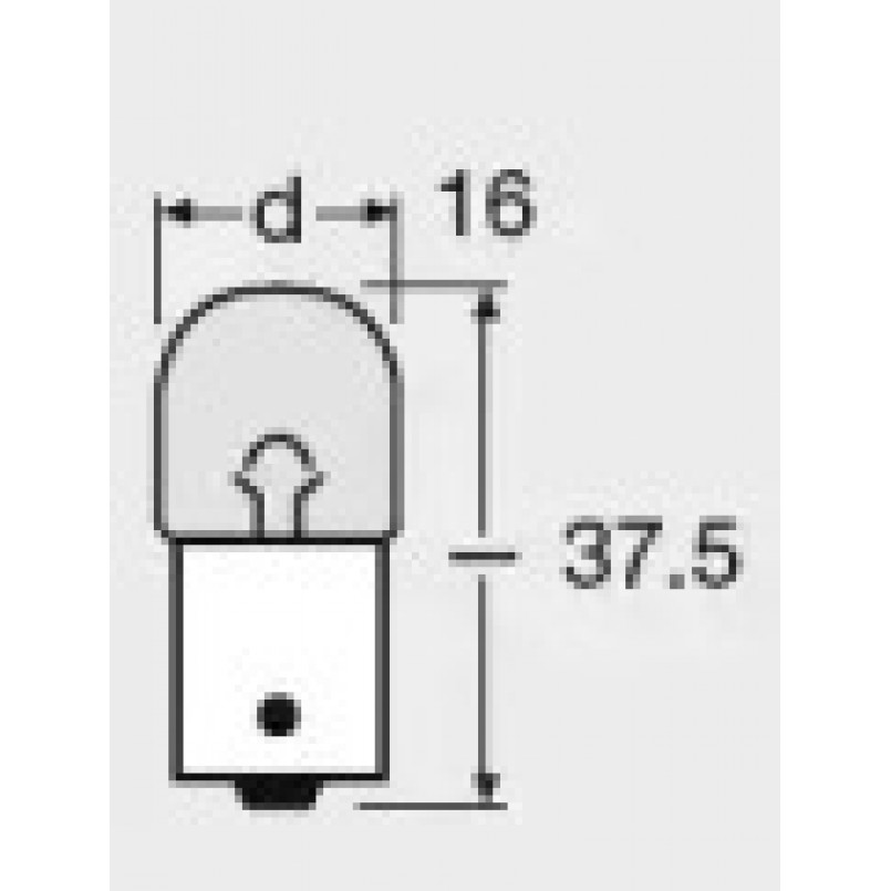 5009NA-UNV OSRAM Лампа RY10W 12V 10W BAU15s ORIGINAL — фото товара №2