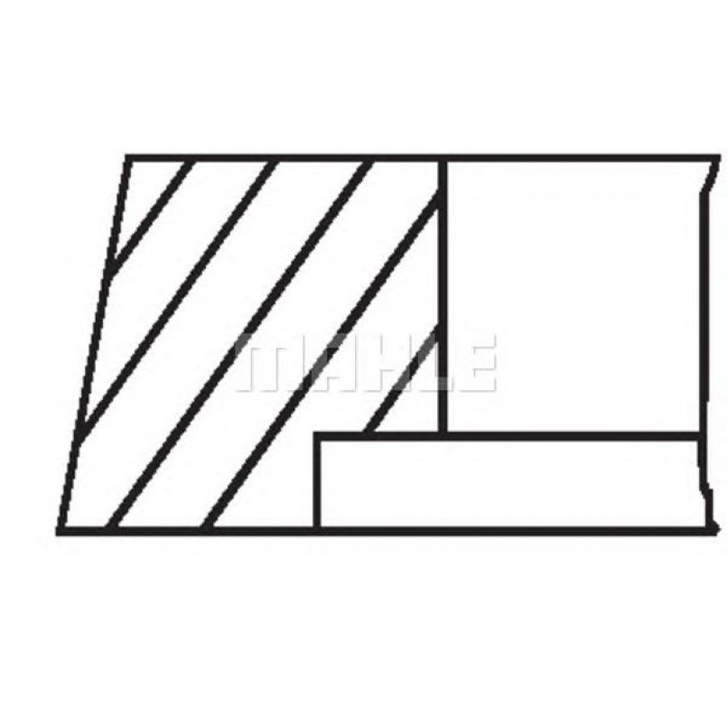 00280V0 Mahle - Кільця — фото товара №3