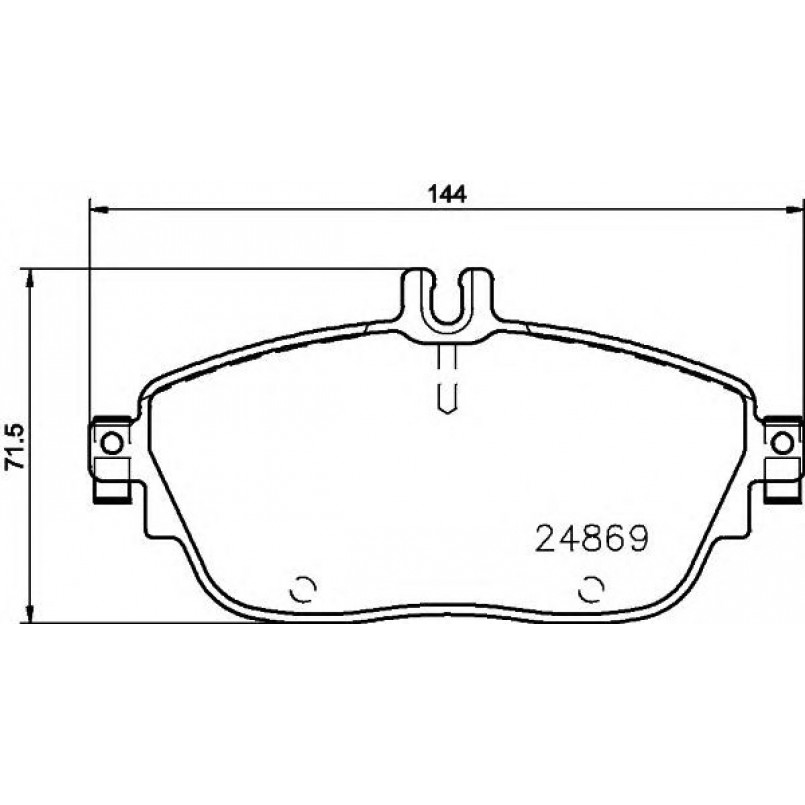 2486901 TEXTAR Гальмівні колодки до дисків — фото товара