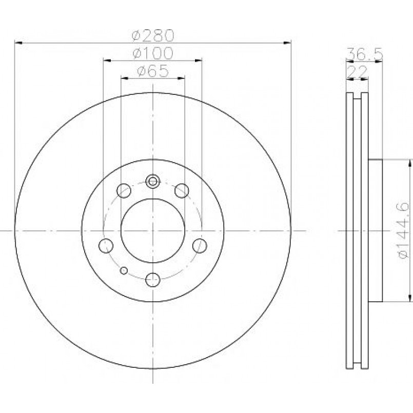 92082305 TEXTAR Диск гальмівний — фото товара