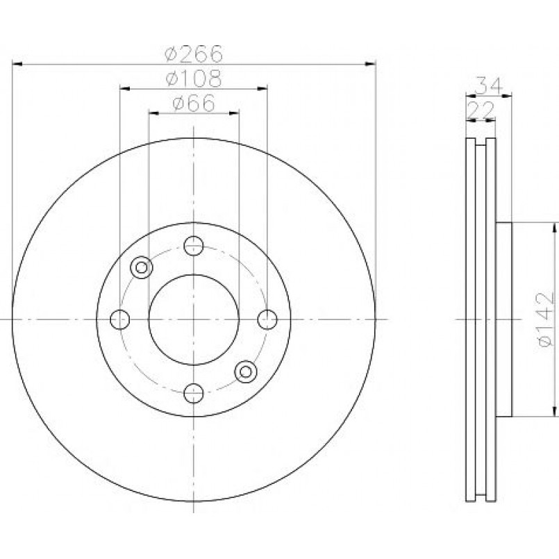92111503 TEXTAR Диск гальмівний — фото товара