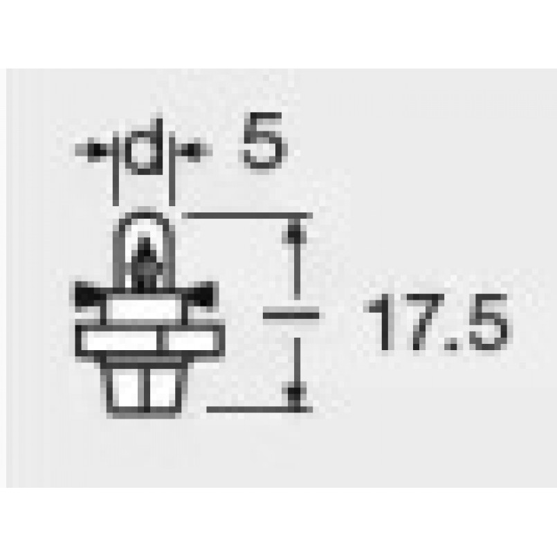 2351MFX6-UNV OSRAM Лампа 12V 1,20 W BX8.4d-12.5 ORIGINAL — фото товара №2