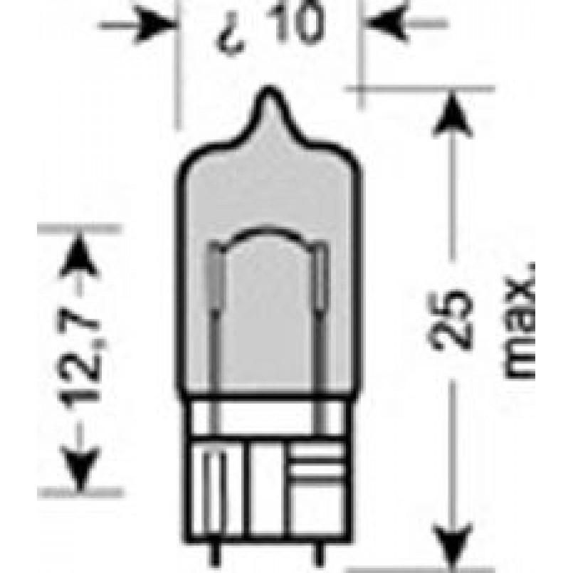 2825HCBI-UNV OSRAM Лампа W5W 12V 5,20 W W2.1x9.5d FS COOL BLUE INTENSE — фото товара №2
