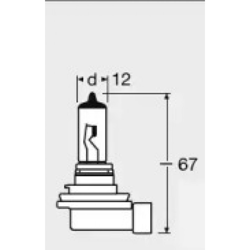 64212-FS OSRAM Лампа H8 12V 35W PGJ19-1 ORIGINAL — фото товара №3