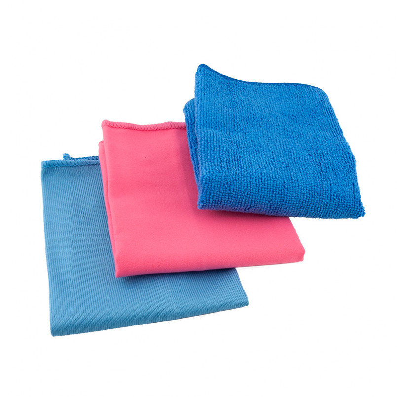 CARLIFE Ганчірка з мікрофібри, 30x30 см.,набір 3шт.(скло,панель,універсальна) (80шт/ящ) — фото товара №2