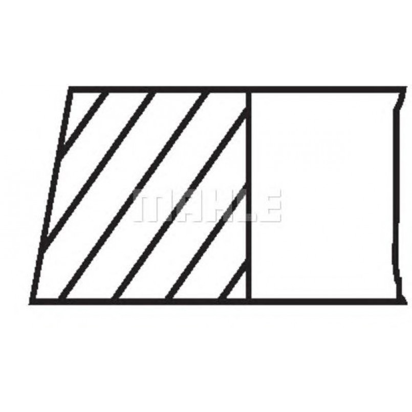 00399N0 Mahle - Кільця — фото товара №2