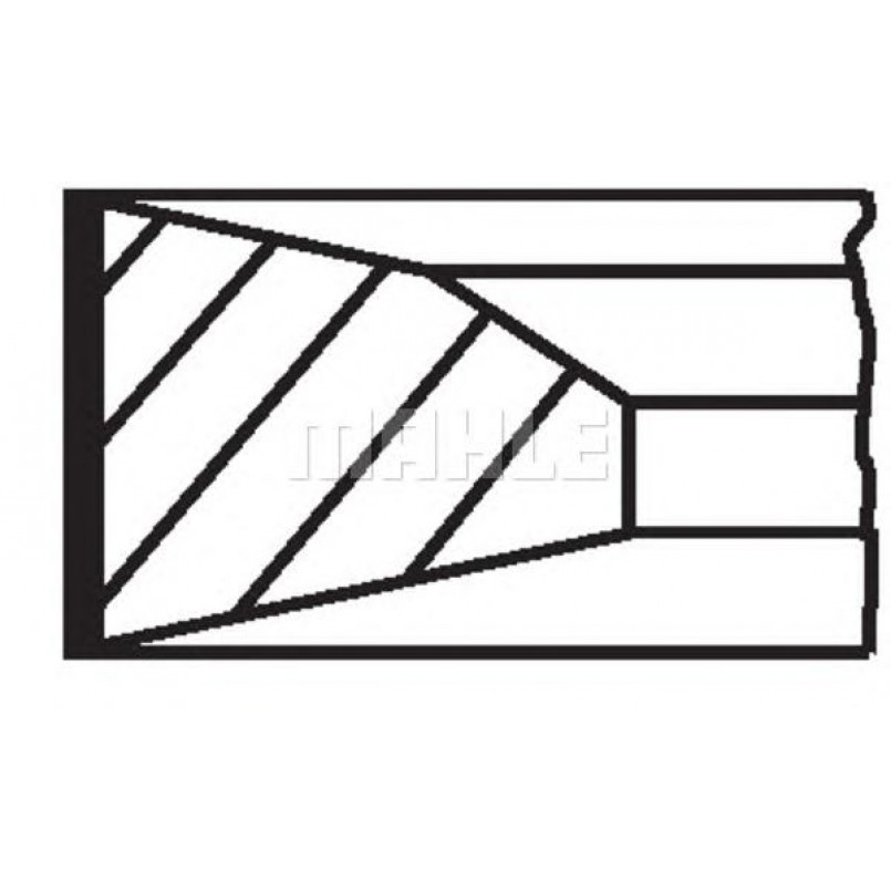 00523N0 Mahle - Кільця — фото товара №2