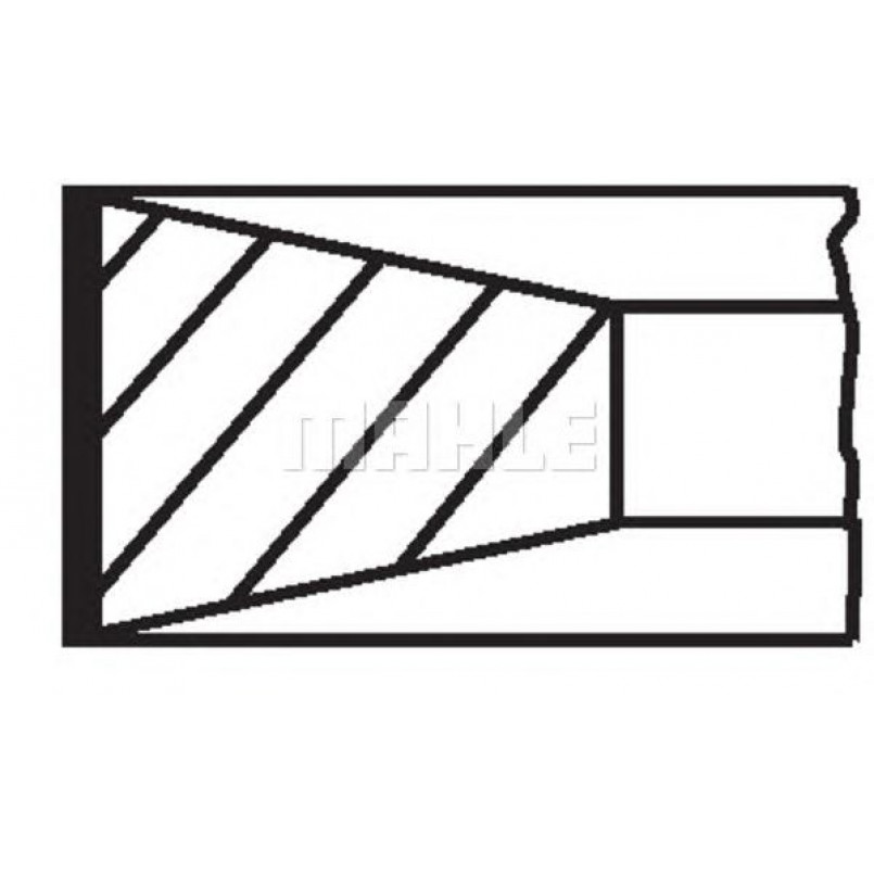 00990V0 Mahle - Кільця — фото товара №2