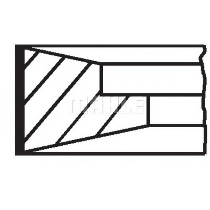 15110N0 Mahle - Кільця — фото товара №3