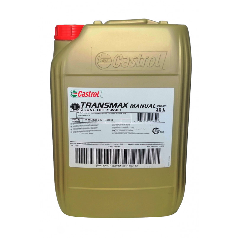 TRANSMAX MANUAL Z LL 75W-80 20L — фото товара TRANSMAX MANUAL Z LL 75W-80 20L — фото товара